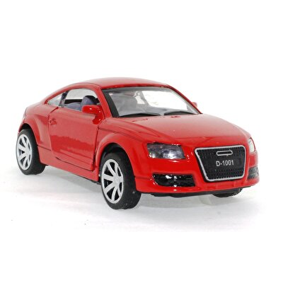 Diecast Sesli Işıklı Arabalar - Kırmızı