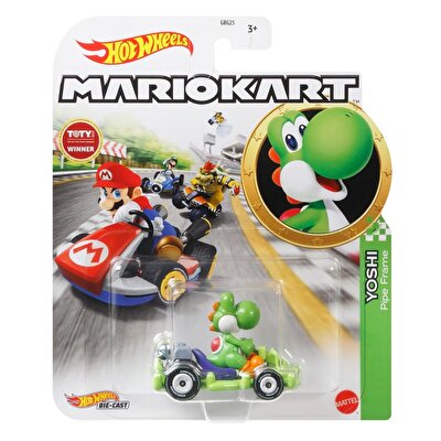 Hot Wheels Mario Kart Karakter Araçlar Yoshi GRN19