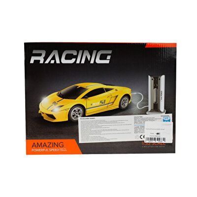 Şarj İstasyonlu Uzaktan Kumandalı Spor Mavi Araba