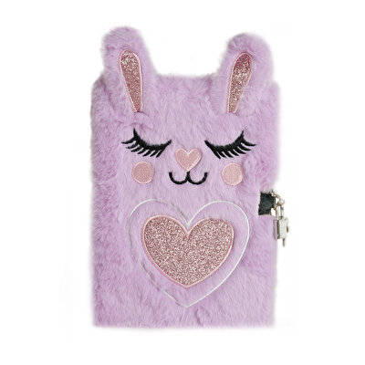 Kilitli Peluş Cute Defter