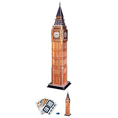 Cubic Fun 3D Puzzle 47 Parça Big Ben İngiltere