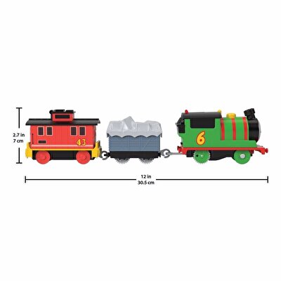 Thomas ve Arkadaşları Büyük Tekli Tren Eğlenceli Karakterler Percy HHN44