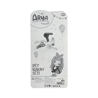 Arya Elbiseli Kıyafet Seti̇ Sarı Puantiye Desenli