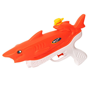 Köpek Balıklı Su Tabancası Kırmızı 26 Cm