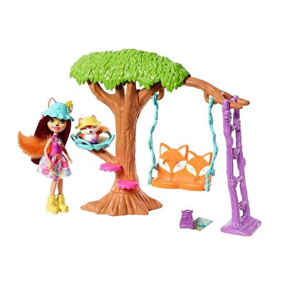 Enchantimals Oda ve Bebek Oyun Setleri Flick Tilkicik ve Tilki Felicity FRH45