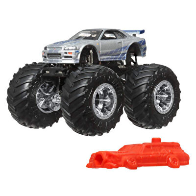 1:64 Hot Wheels Monster Trucks Arabalar Fast and Furious Nissan Skyline JDP79