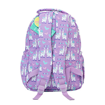 Kaukko Kids Love Aynalı & Taşlı Lama Sırt Çantası