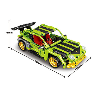 Teknik Yarış Arabası 483 Parça