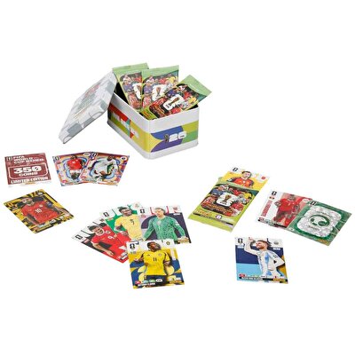 FIFA World Cup 2026 Adrenalyn XL Trading Card Metal Kutu Beyaz