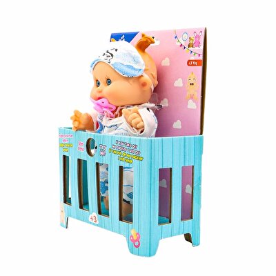 Ağlayan Bebiş Bebek Mavi Pandalı