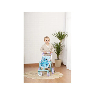 Smoby Stitch Bebek Arabası ve Peluş Oyuncak 25 Cm
