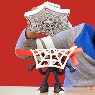 Play Doh Marvel Spider Man Fırlatma ve Dilimle Savaşı Oyun Hamuru Seti F9827