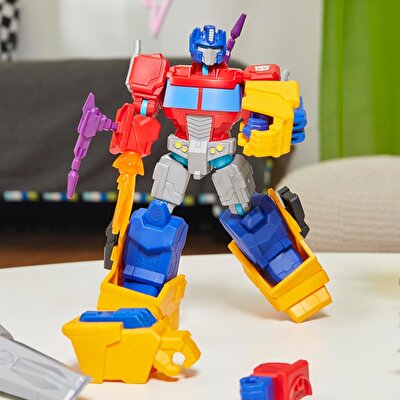 Transformers Mixmashers Deluxe Fi̇gür Optimus Prime