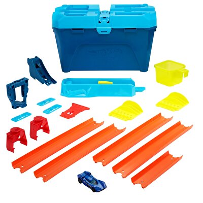 Hot Wheels Track Builder Kutulu Uzman Serisi Yarış Seti GVG09