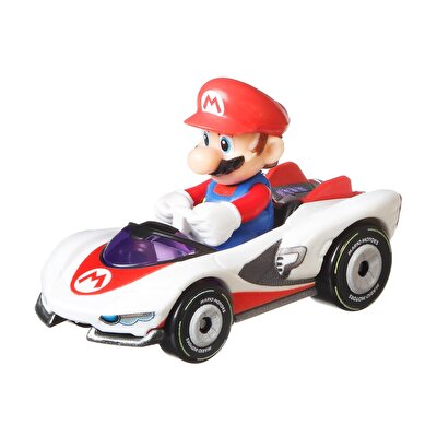 Hot Wheels Mario Kart Karakter Araçlar Mario P-Wing Kart GJH62