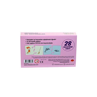 Nesneler ve Hayvanlar İlişki Kur Eşleştir 3 Yaş ve Üzeri