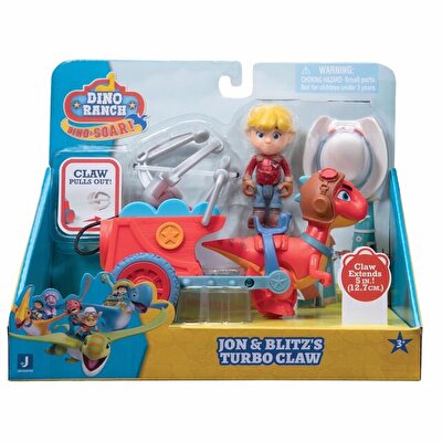 Dino Ranch Delüks Araç Jon & Blitz's Turbo Claw