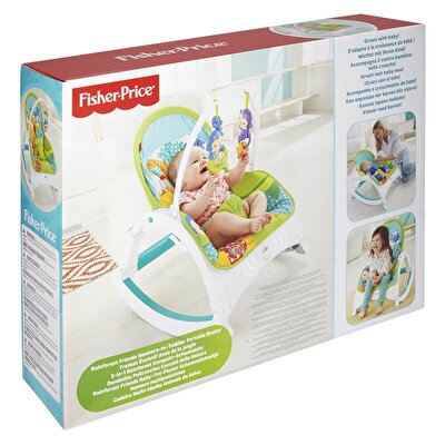 Fisher Price Yağmur Ormanı Portatif Anakucağı ve Sallanan Sandalye CMR10