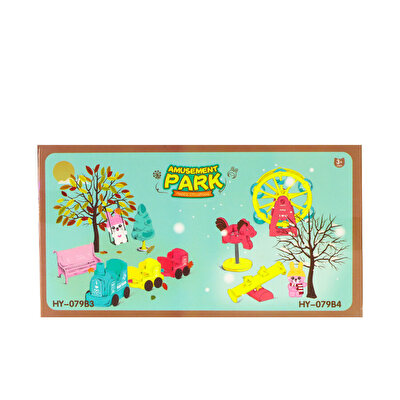 Sevimli Kedi Parkı Dönme Dolap Mavi Şapkalı