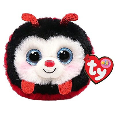 TY Teeny Puffies Izzy Ladybug 10 Cm