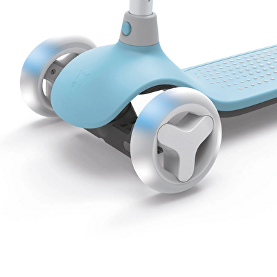 Xiaomi Mitu Işıklı Ayarlanabilir 3 Tekerlekli Scooter Mavi