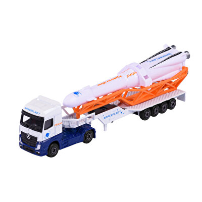 Majorette Transporter Serisi Mercedes Benz Actros Roket Taşıyıcı