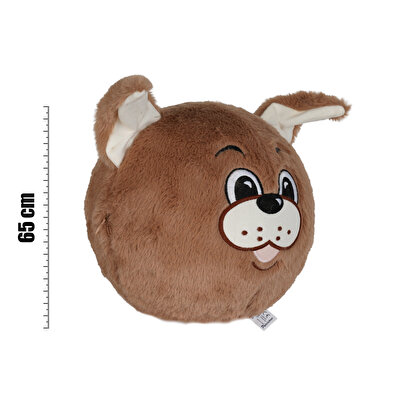 Peluş Köpek Top Yastık 65 Cm