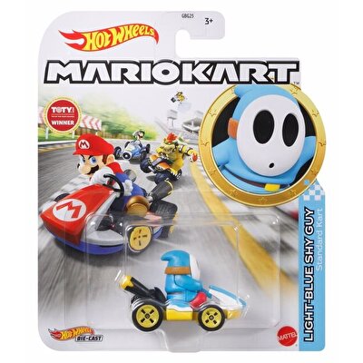 Hot Wheels Mario Kart Karakter Araçlar Light Blue Shy Guy GRN21