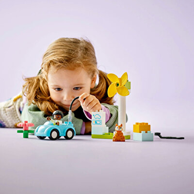 LEGO Duplo Rüzgar Türbini ve Elektrikli Araba 10985