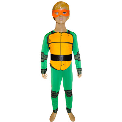 Ninja Kaplumbağalar Michelangelo Kostüm 4-6 Yaş