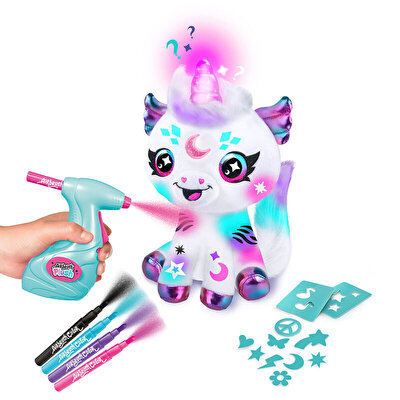 Airbrush Plush Cosmic Unicorn