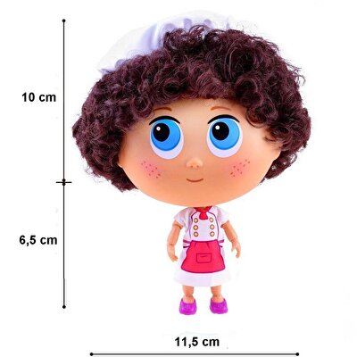 Koca Göz Ailesi Aşçı Bebek Siyah Saçlı