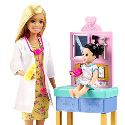 Barbie Ben Büyüyünce Oyun Seti Çocuk Doktoru Bebek GTN51