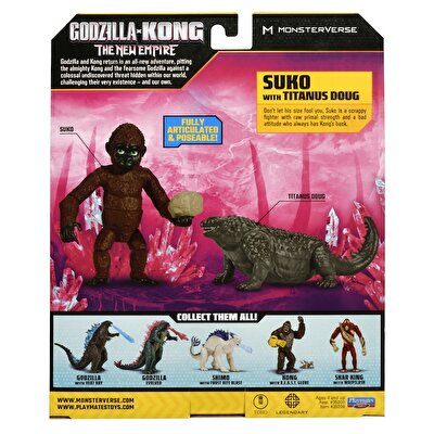 Godzilla ve Kong Aksiyon Figür Suko With Titanus Doug