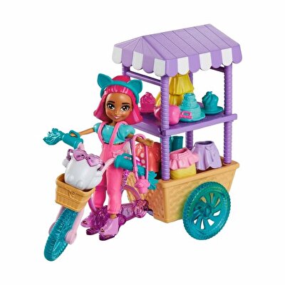 Polly Pocket Bisiklet Dolusu Moda Oyun Seti HHX76