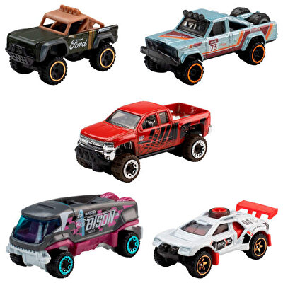 Hot Wheels Beşli Araba Seti Mud Studs JKG10