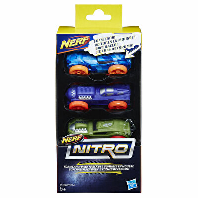 Nerf Nitro Yumuşak Araba 3lü Paket E1236
