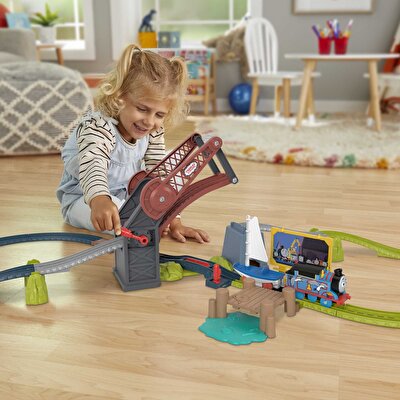 Thomas ve Arkadaşları Thomas ve Skiff Açılır Köprü Macerası (Motorlu Tren) HGX65