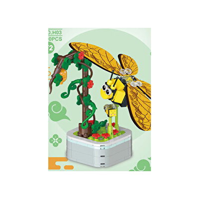 Mega Çi̇çekler ve Böcekler Yapı Blokları Arı