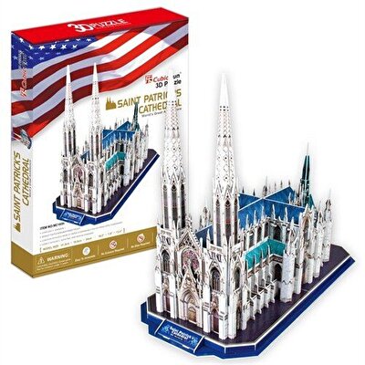 Cubic Fun 3D Puzzle 117 Parça Saint Patrick Katedrali ABD