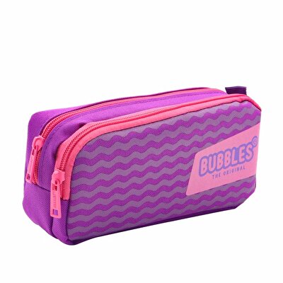 Bubbles Wave Kalem Çantası Mor