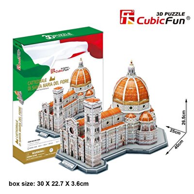 Cubic Fun 3D Puzzle 123 Parça Santa Maria Del Fiore Katedrali İtalya