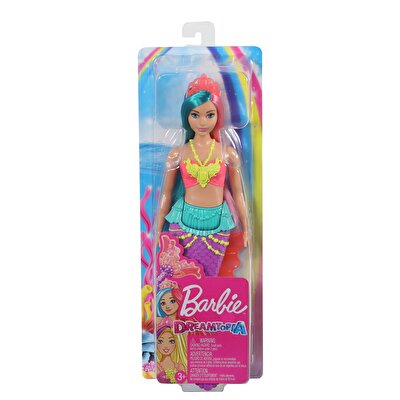 Barbie Dreamtopia Denizkızı Bebekler Açık Tenli Mavi Pembe Saçlı (GJK11)