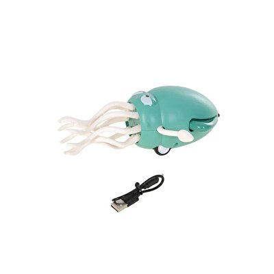 Dansçı Kali Müzikli Işıklı Hareketli Ahtapot Yeşil