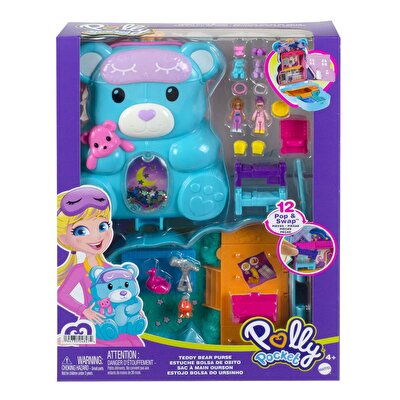 Polly Pocket Çanta Olabilen Micro Oyun Setleri Teddy Bear HGC39
