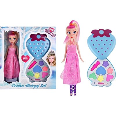 Prenses Bebek ve Makyaj Seti