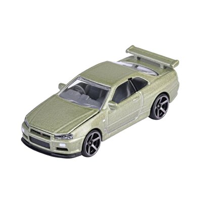 Majorette Japan Serisi Premi̇um Arabalar Nissan Skyline Gt-R (R34) Su Yeşi̇li̇
