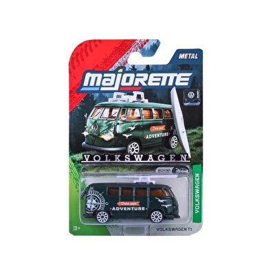 Majorette Volkswagen Premium Araba Volkswagen T1 Koyu Yeşil