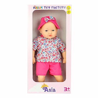 Asia Baby Pembe Şapkalı 40 Cm