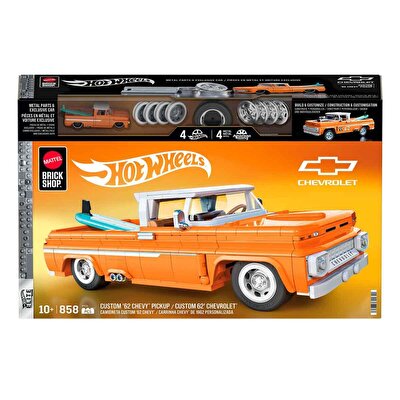 Hot Wheels Elite Serisi Custom 62 Chevy Pickup Araba 858 Parça JFT20